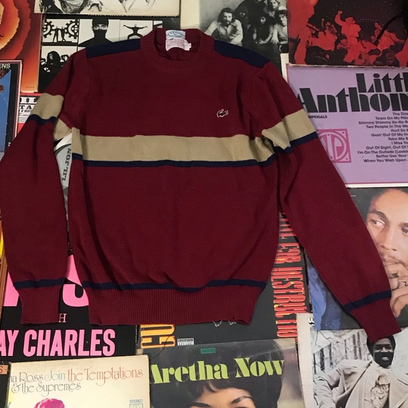 Vintage Izod Lacoste Acrylic Sweater Hong Kong - Picture 4 of 7